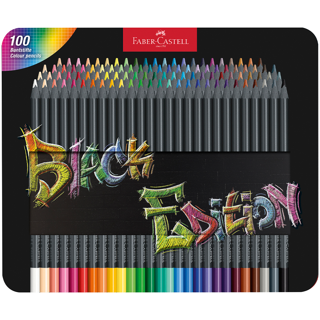 Buntstifte Black Edition 100er-Set