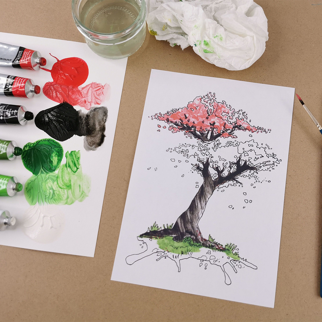 Simply Landschaften mit Aquarellfarben malen - Schritt für Schritt
