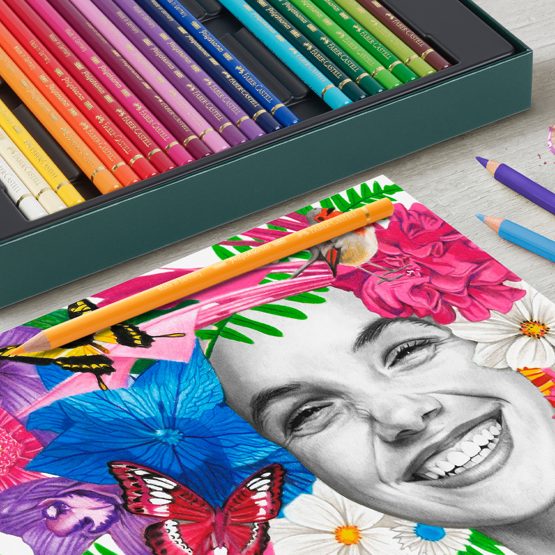Polychromos & Pitt Graphite Matt Set 32 Farbstifte + 6 Graphitstifte