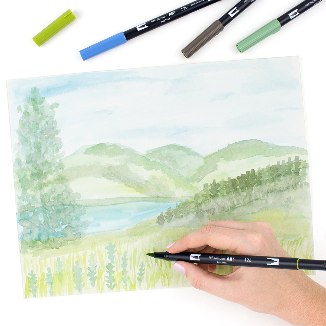 ABT Dual Brush Stift 18er-Set Landscape