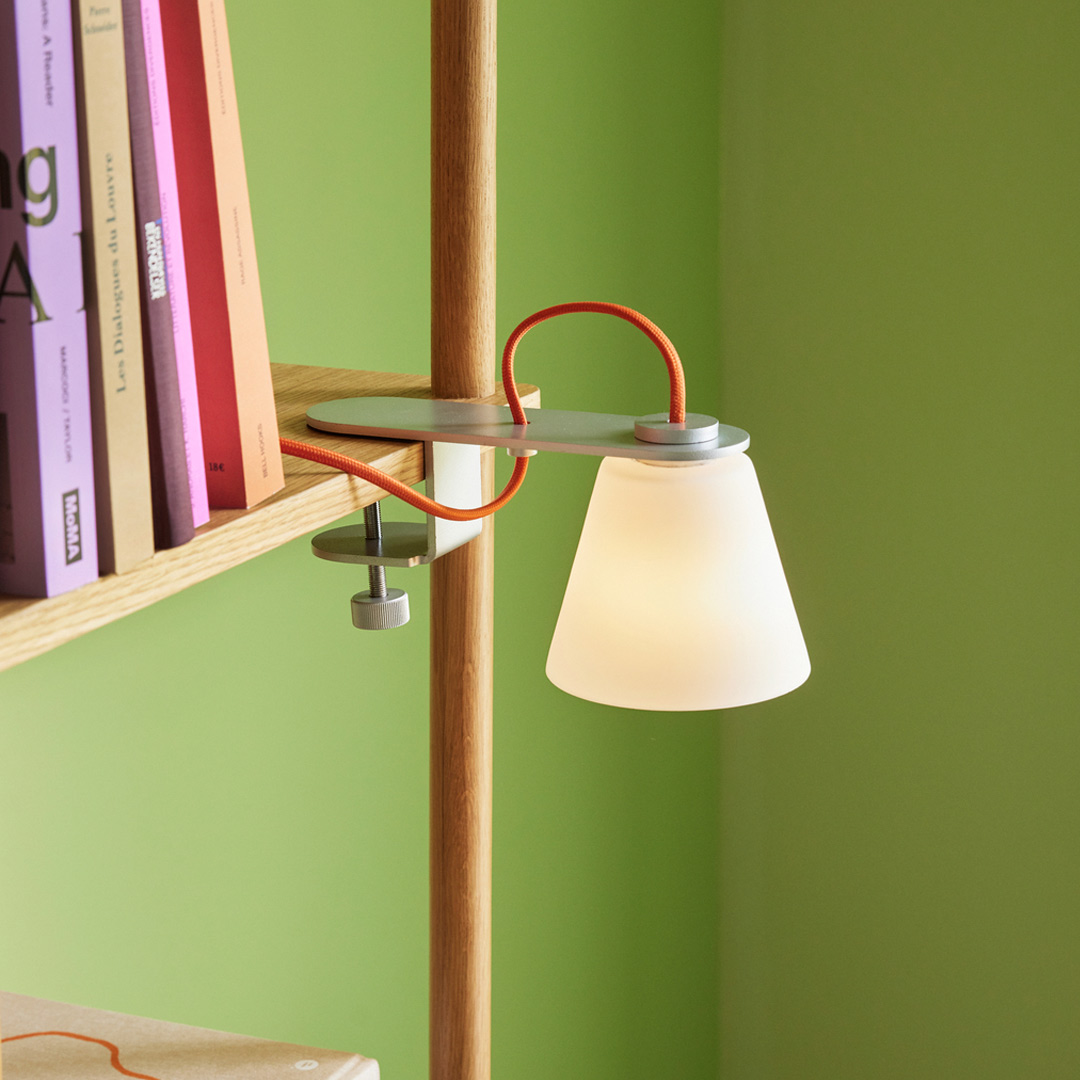 Lure Klemmlampe Metallic Silver