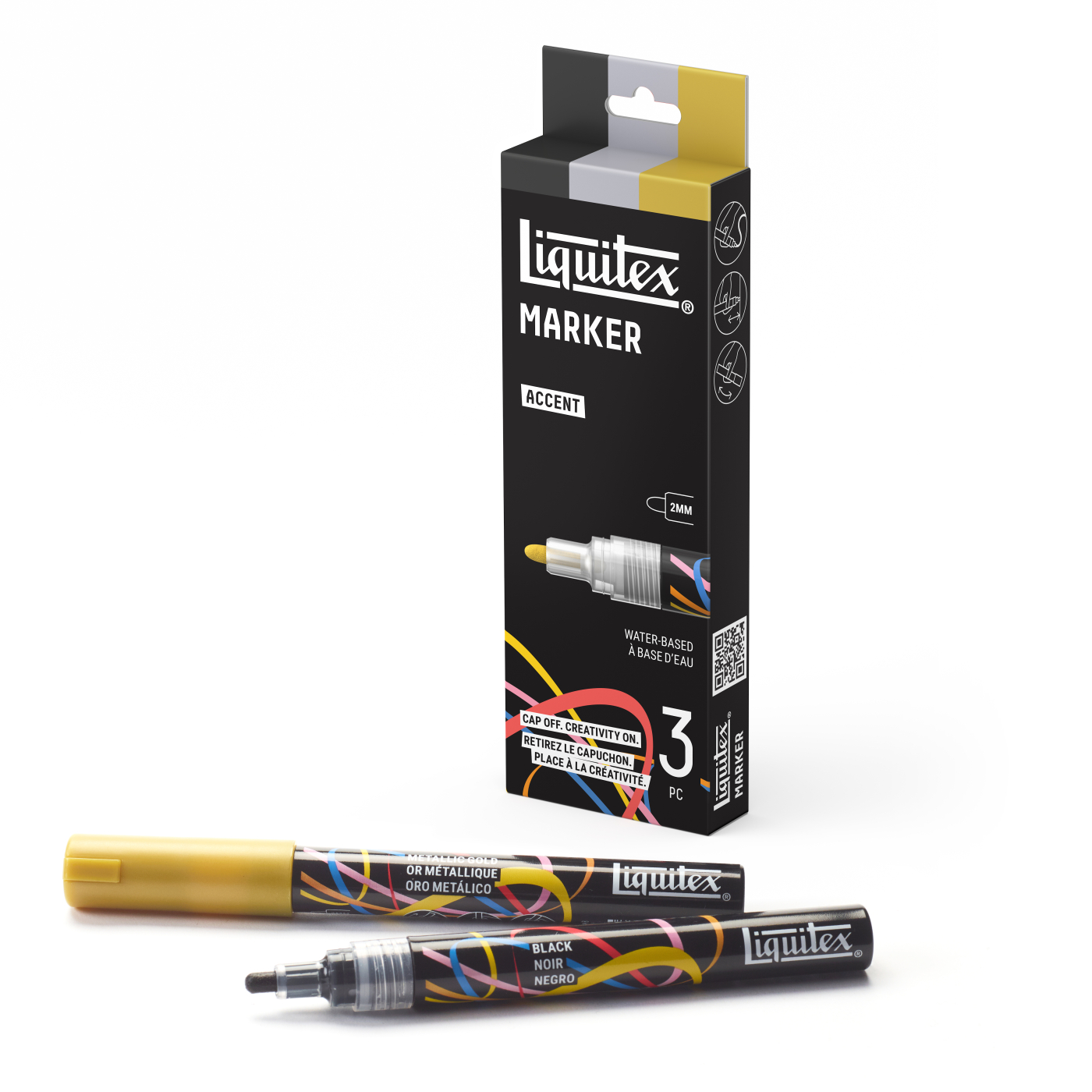 Marker Accent 3er-Set