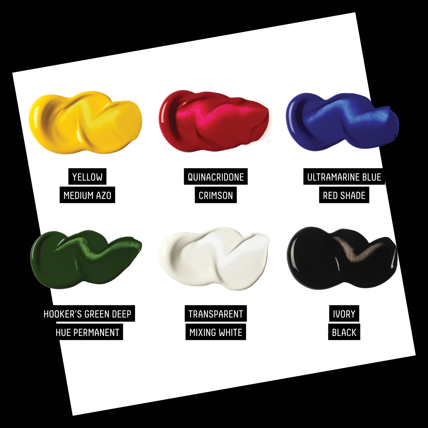 Acrylfarbe Soft Body Mixing Set 6x22 ml