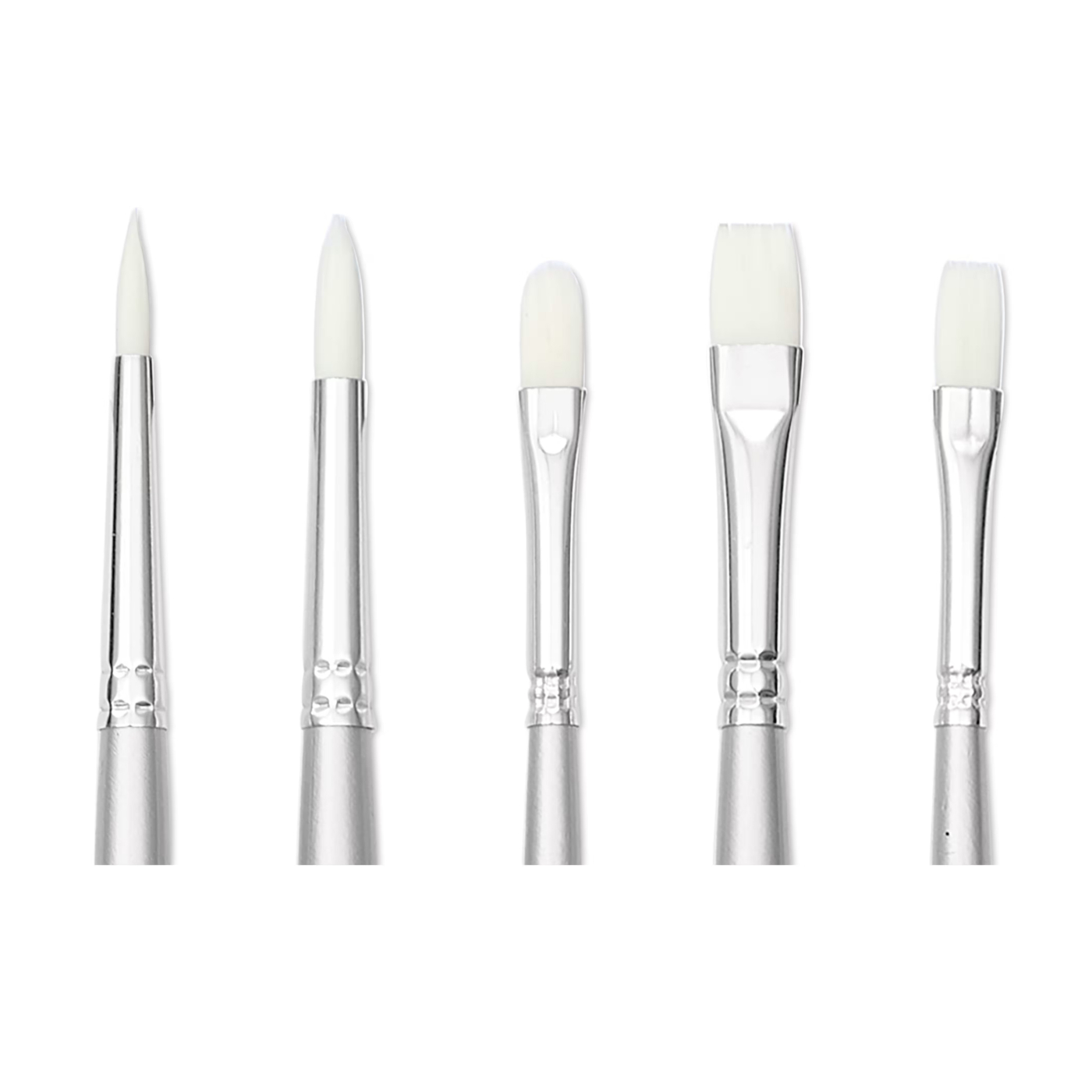 Synthetikpinsel Acryl Long Handle 5er-Set