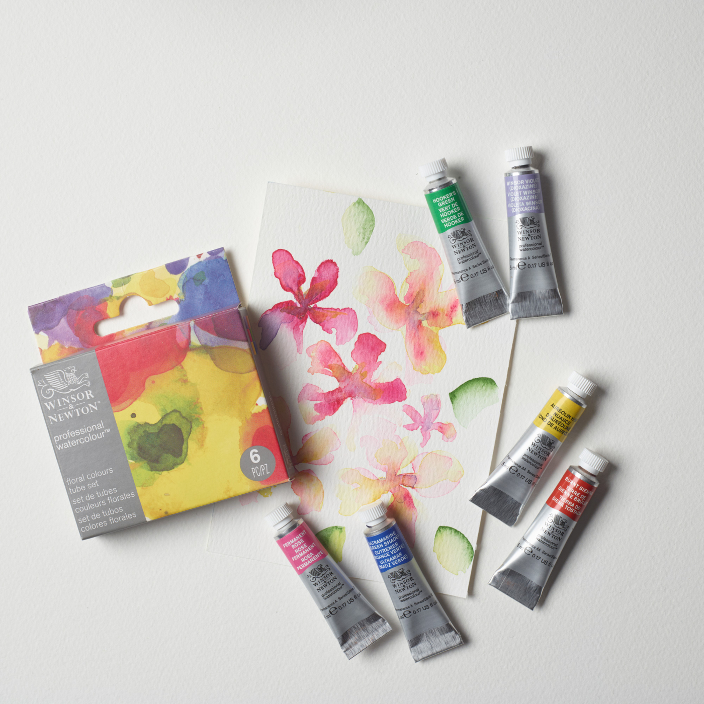 Professional Aquarellfarbe Tuben 5 ml Revival 6er-Set
