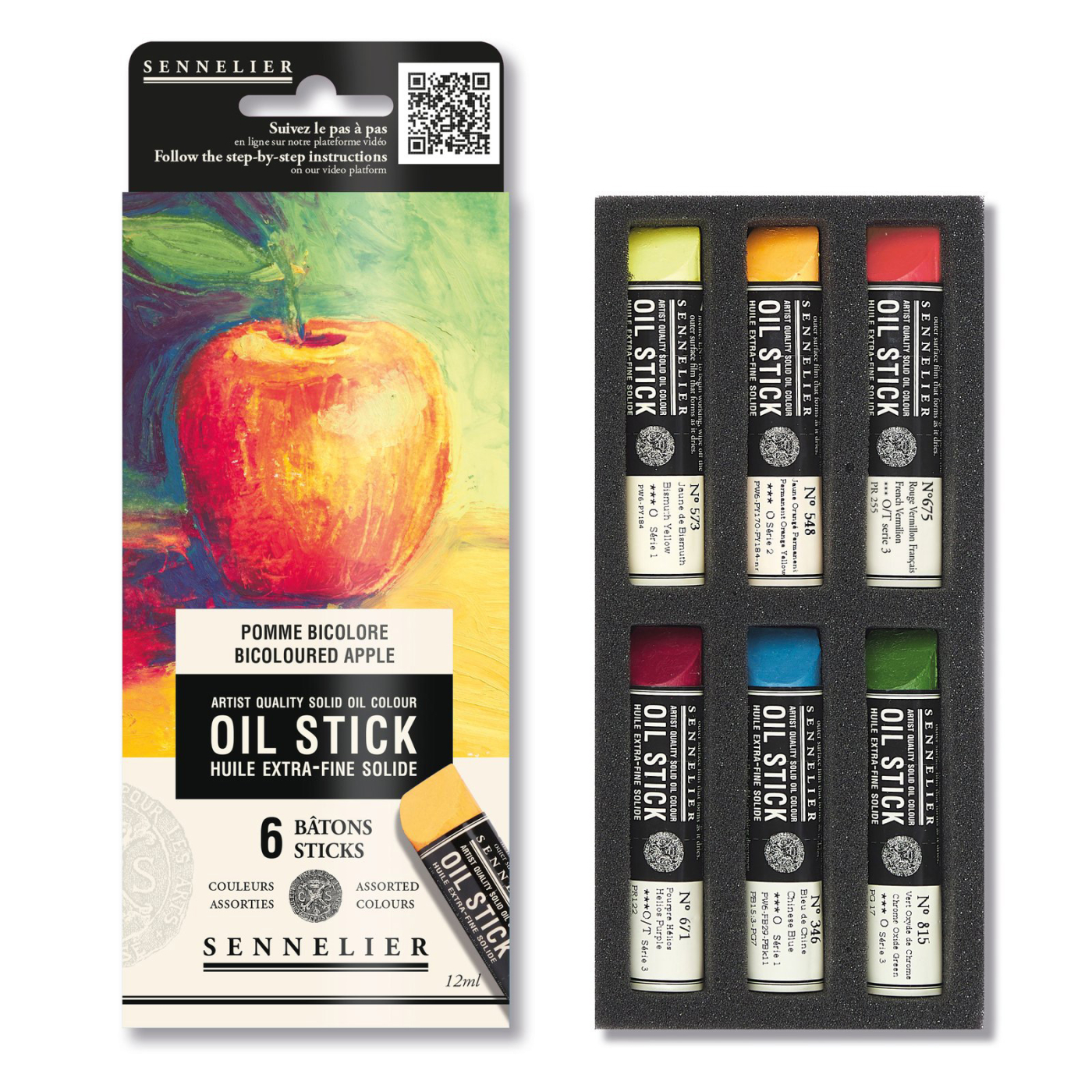 Oil Stick Mini 6er-Set Bicoloured apple