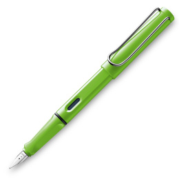 Safari Füllfederhalter Shiny Green in der Gruppe Stifte / Fine Writing / Füllfederhalter bei Pen Store (100156_r)