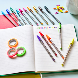 Cristal Multicolor Kugelschreiber 15er-Pack in der Gruppe Stifte / Schreiben / Kugelschreiber bei Pen Store (100233)