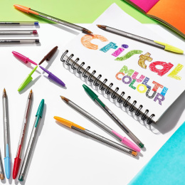 Cristal Multicolor Kugelschreiber 15er-Pack in der Gruppe Stifte / Schreiben / Kugelschreiber bei Pen Store (100233)
