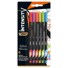 Intensity Fineliner 6er-Set Rainbow Colors in der Gruppe Stifte / Schreiben / Fineliner bei Pen Store (100237)