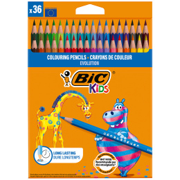 Kids Evolution Buntstifte 36er-Set (ab 5 Jahren) in der Gruppe Kids / Stifte für Kinder / Buntstifte für Kinder bei Pen Store (100243)