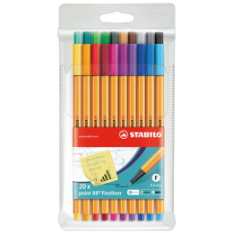 Point 88 Fineliner 20er-Pack in der Gruppe Stifte / Schreiben / Fineliner bei Pen Store (100269)