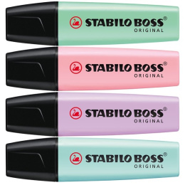 Boss Pastell 4er-Pack in der Gruppe Stifte / Etikettierung und Büro / Textmarker bei Pen Store (100296)
