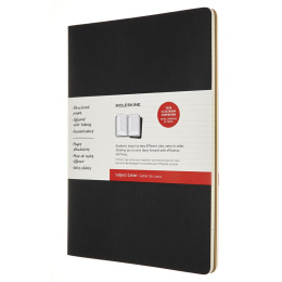 Cahier Subject A4 Black/Kraft Ruled in der Gruppe Papier & Blöcke / Schreiben und Notizen / Notizbücher bei Pen Store (100338)