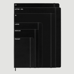 Classic Hard Cover Notebook XL Black in der Gruppe Papier & Blöcke / Schreiben und Notizen / Notizbücher bei Pen Store (100362_r)