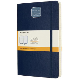 Classic Soft Cover Notebook Expanded Blue in der Gruppe Papier & Blöcke / Schreiben und Notizen / Notizbücher bei Pen Store (100435_r)