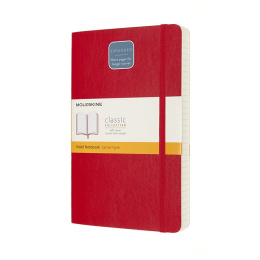 Classic Soft Cover Notebook Expanded Red in der Gruppe Papier & Blöcke / Schreiben und Notizen / Notizbücher bei Pen Store (100437_r)