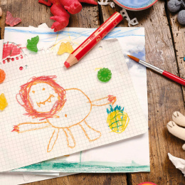 Woody 3-in-1-Buntstifte 10er-Set (ab 3 Jahren) in der Gruppe Kids / Stifte für Kinder / Buntstifte für Kinder bei Pen Store (100444)