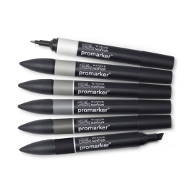 ProMarker 6er-Set Neutral Grey tones in der Gruppe Stifte / Künstlerstifte / Marker bei Pen Store (100541)