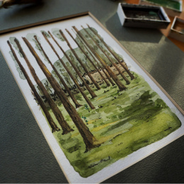 Gansai Tambi Akvarell 24er-Set in der Gruppe Künstlerbedarf / Künstlerfarben / Aquarell / Aquarellfarbe im Napf bei Pen Store (101077)