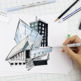 ABT PRO Dual Brush Pen N00 Blender in der Gruppe Stifte / Künstlerstifte / Pinselstifte bei Pen Store (101245)