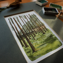 ¢Gansai Tambi Akvarell 48er-Set in der Gruppe Künstlerbedarf / Künstlerfarben / Aquarell / Aquarellfarbe im Napf bei Pen Store (101261)