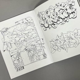 Graffiti Style Coloring Book in der Gruppe Basteln & Hobby / Bücher / Malbücher für Erwachsene bei Pen Store (101373)