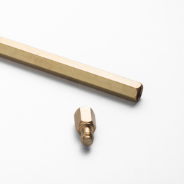 Classic Reflect Pencil lead box Brass in der Gruppe Künstlerbedarf / Künstlerzubehör / Aufbewahrung bei Pen Store (101379)