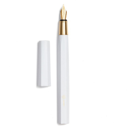 Füllfederhalter, Resin Weiß in der Gruppe Stifte / Fine Writing / Füllfederhalter bei Pen Store (101382_r)
