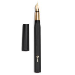 Füllfederhalter, Resin Schwarz in der Gruppe Stifte / Fine Writing / Füllfederhalter bei Pen Store (101384_r)