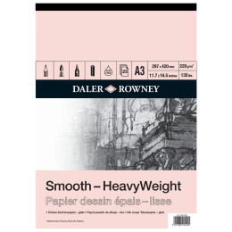 Smooth HeavyWeight A3 in der Gruppe Papier & Blöcke / Künstlerblöcke / Zeichen- und Skizzenblöcke bei Pen Store (101466)