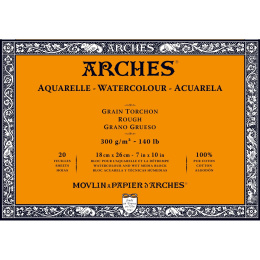 Aquarellblock Rough 300g 18x26cm in der Gruppe Papier & Blöcke / Künstlerblöcke / Aquarellpapier bei Pen Store (101524)