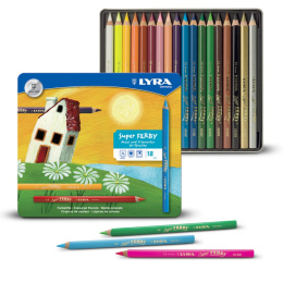 Super Ferby 18er-Set (ab 3 Jahren) in der Gruppe Kids / Stifte für Kinder / Buntstifte für Kinder bei Pen Store (101581)