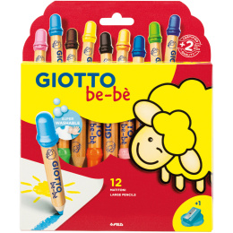 Be-bè Buntstifte 12er-Set (ab 2 Jahren) in der Gruppe Kids / Stifte für Kinder / Buntstifte für Kinder bei Pen Store (101597)