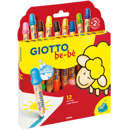 Be-bè Buntstifte 12er-Set (ab 2 Jahren) in der Gruppe Kids / Stifte für Kinder / Buntstifte für Kinder bei Pen Store (101597)