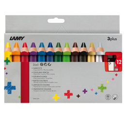 3plus Buntstifte 12er-Set (ab 3 Jahren) in der Gruppe Kids / Stifte für Kinder / Buntstifte für Kinder bei Pen Store (101782)