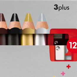 3plus Buntstifte 12er-Set (ab 3 Jahren) in der Gruppe Kids / Stifte für Kinder / Buntstifte für Kinder bei Pen Store (101782)