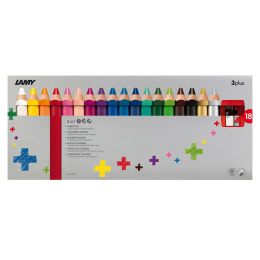 3plus Buntstifte 18er-Set (ab 3 Jahren) in der Gruppe Kids / Stifte für Kinder / Buntstifte für Kinder bei Pen Store (101783)
