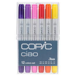 Ciao 12er-Set Basic Colors in der Gruppe Stifte / Künstlerstifte / Marker bei Pen Store (103253)