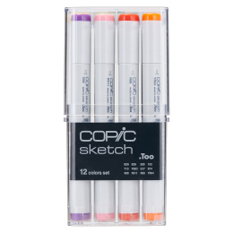 Sketch 12er-Set Basic in der Gruppe Stifte / Künstlerstifte / Marker bei Pen Store (103270)