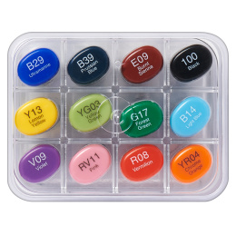 Sketch 12er-Set Basic in der Gruppe Stifte / Künstlerstifte / Marker bei Pen Store (103270)