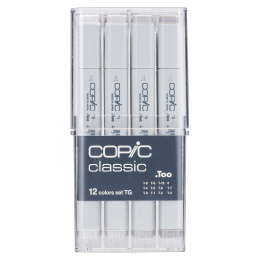 Classic 12er-Set Toner Gray in der Gruppe Stifte / Künstlerstifte / Marker bei Pen Store (103318) Classic 12er-Set Toner Gray in der Gruppe Stifte / Künstlerstifte / Marker bei Pen Store (103318)