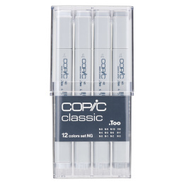 Classic 12er-Set Neutral Grey in der Gruppe Stifte / Künstlerstifte / Marker bei Pen Store (103319)