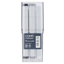 Classic 12er-Set Neutral Grey in der Gruppe Stifte / Künstlerstifte / Marker bei Pen Store (103319)