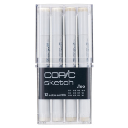 Sketch 12er-Set Warm Grey in der Gruppe Stifte / Künstlerstifte / Marker bei Pen Store (103503)