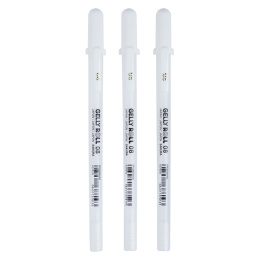Gelly Roll Basic White 3er-Pack Medium in der Gruppe Stifte / Schreiben / Gelschreiber bei Pen Store (103536)