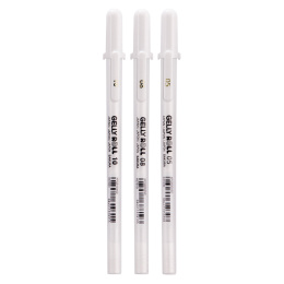 Gelly Roll Basic White 3er-Pack in der Gruppe Stifte / Schreiben / Gelschreiber bei Pen Store (103538)