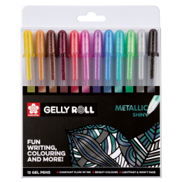 Gelly Roll Metallic 12er-Pack in der Gruppe Stifte / Schreiben / Gelschreiber bei Pen Store (103592)