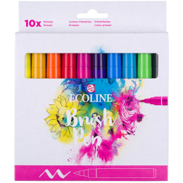 Ecoline Brush Pen 10er-Set in der Gruppe Stifte / Künstlerstifte / Pinselstifte bei Pen Store (103718)