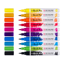 Ecoline Brush Pen 10er-Set in der Gruppe Stifte / Künstlerstifte / Pinselstifte bei Pen Store (103718)